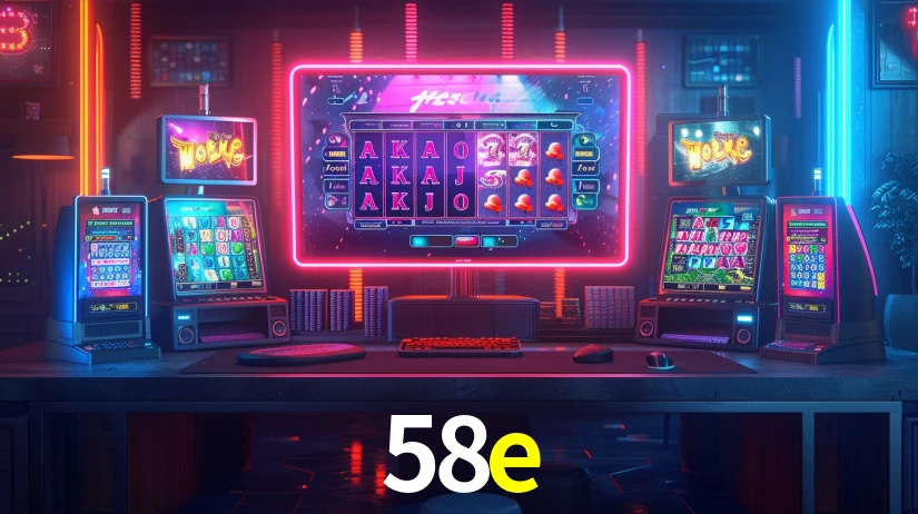 58e: Jogos de Caça-Níqueis-Altas Recompensas, Roleta-Velocidade, Blackjack-Desafios Máximos